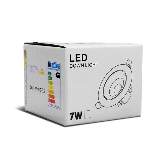 SPOT LED 7W FONDO NEGRO PARA EMBUTIR LH-3512