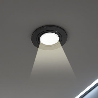 ARO P/DICROICA PLASTICO NEGRO  LH-3514