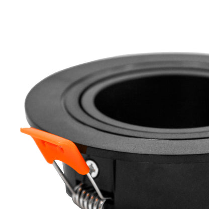 ARO P/DICROICA PLASTICO NEGRO  LH-3514