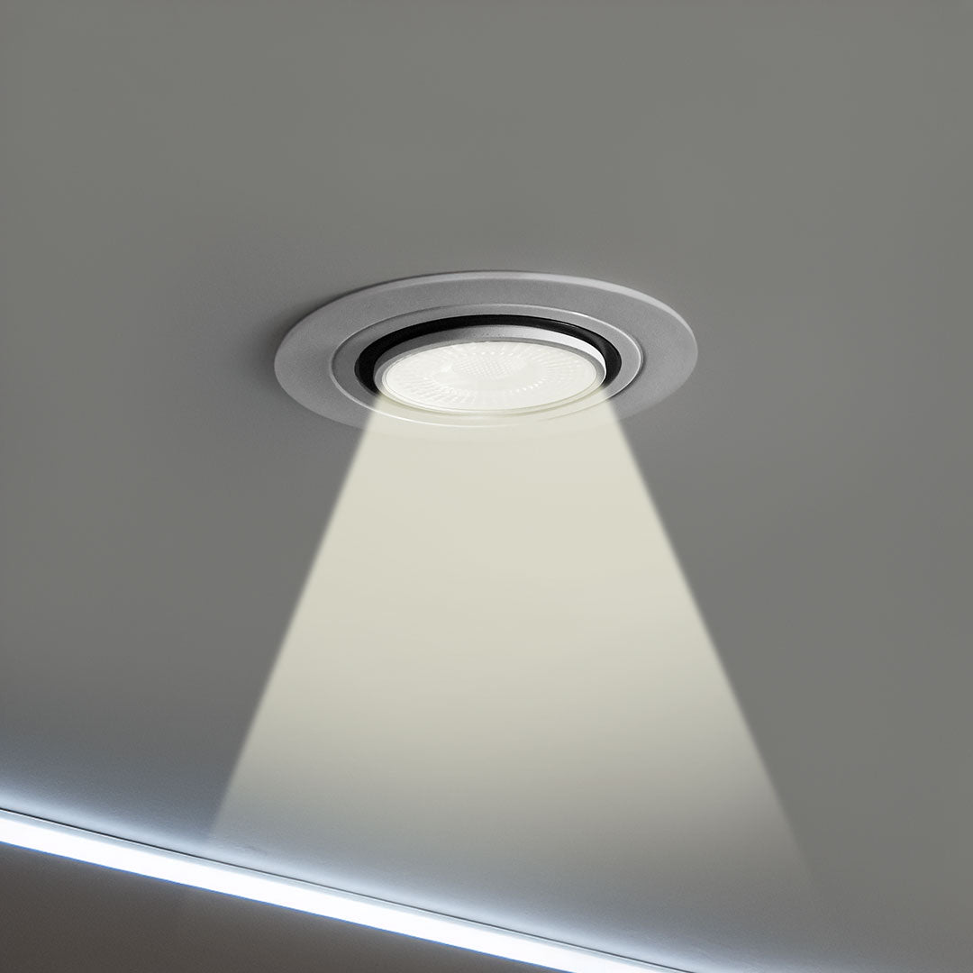 ARO P/DICROICA PLASTICO BLANCO LH-3515