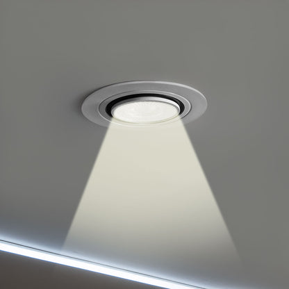 ARO P/DICROICA PLASTICO BLANCO LH-3515