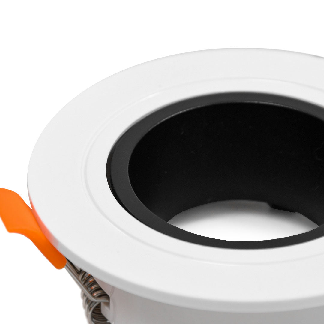 ARO P/DICROICA PLASTICO BLANCO LH-3515