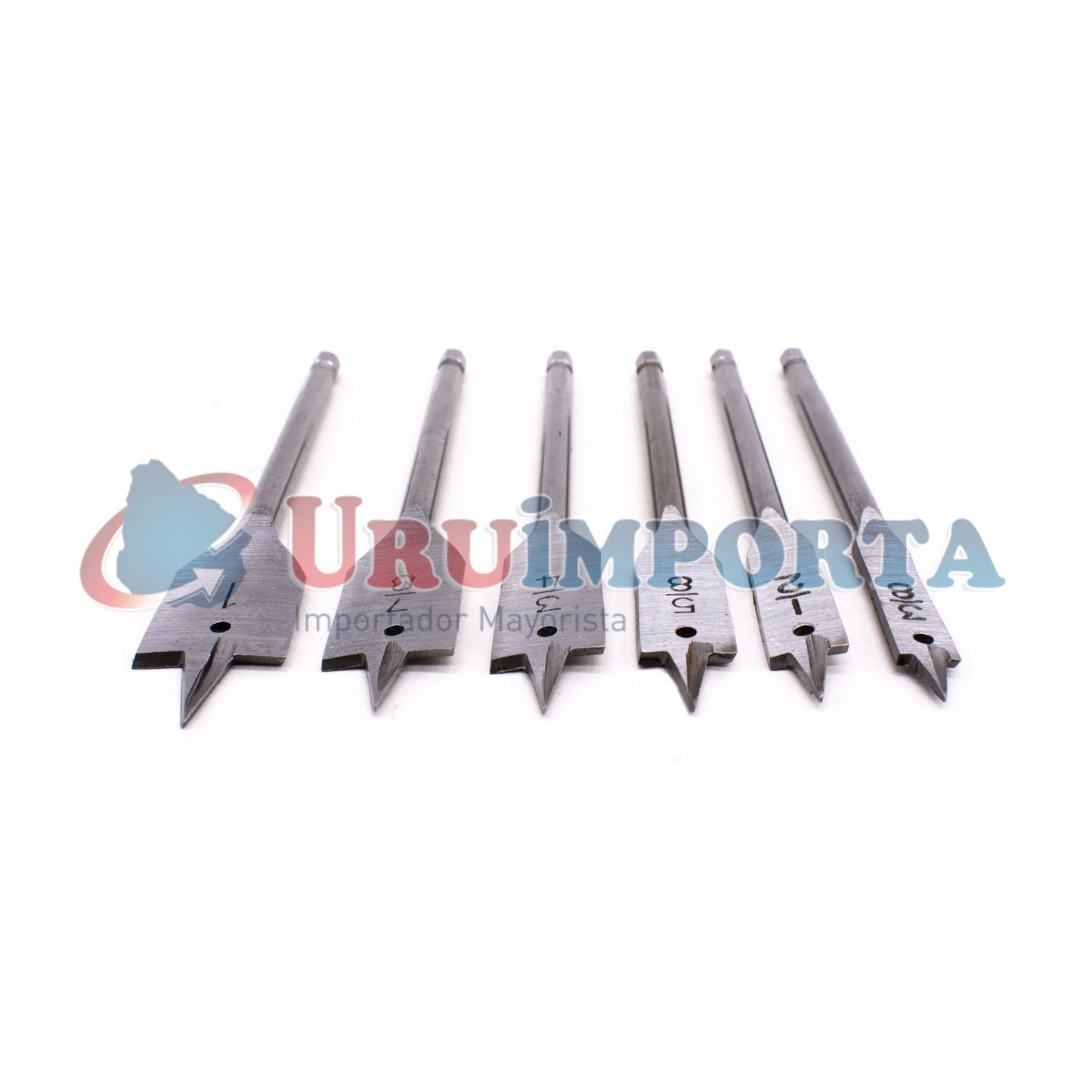 MECHA P/MADERA PLANA 6PZ 3/8″-1″ UYUSTOOLS BCM601
