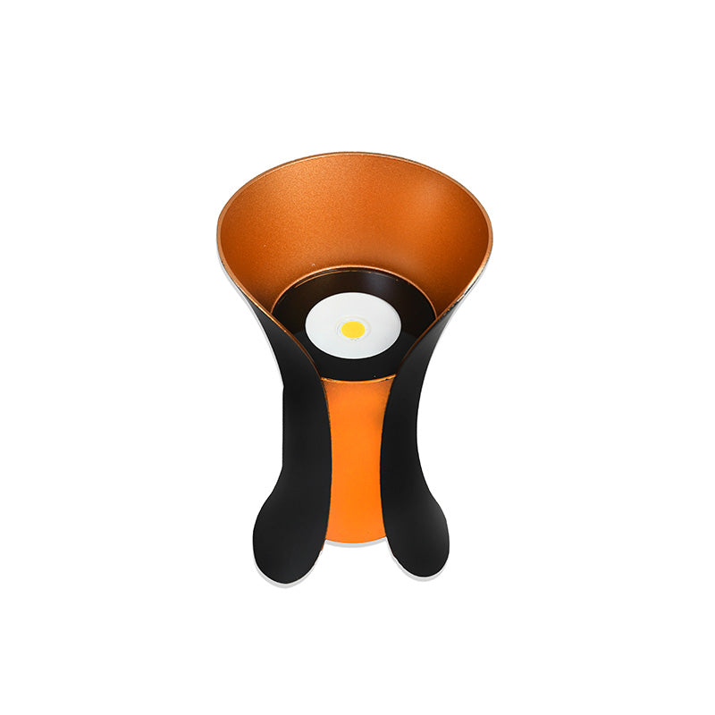 APLIQUE 6W LED METAL NEGRO/BRONCEADO LH-3516