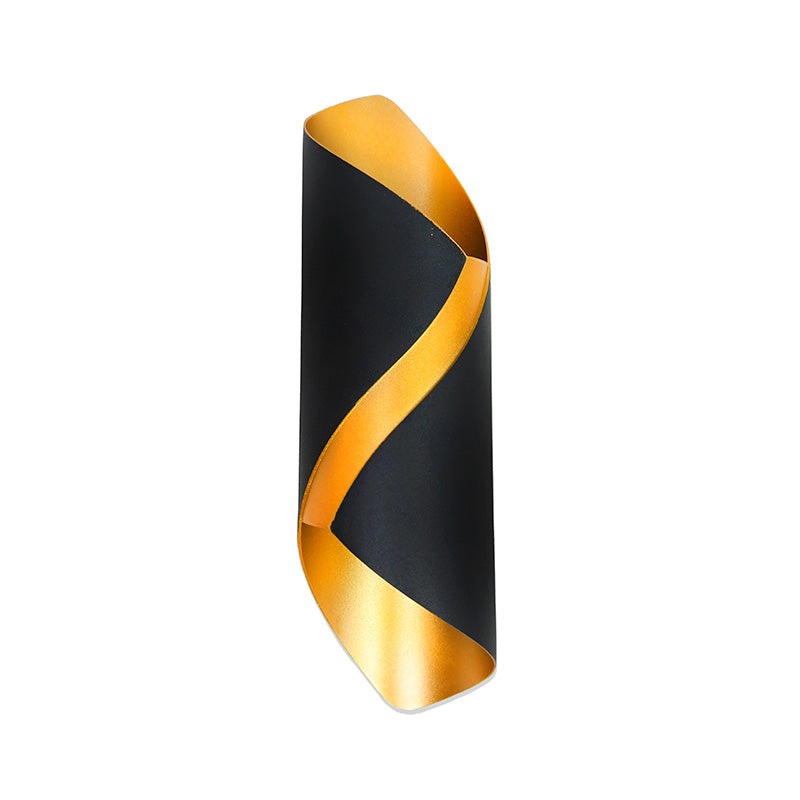 APLIQUE 6W LED METAL NEGRO/DORADO LH-3517