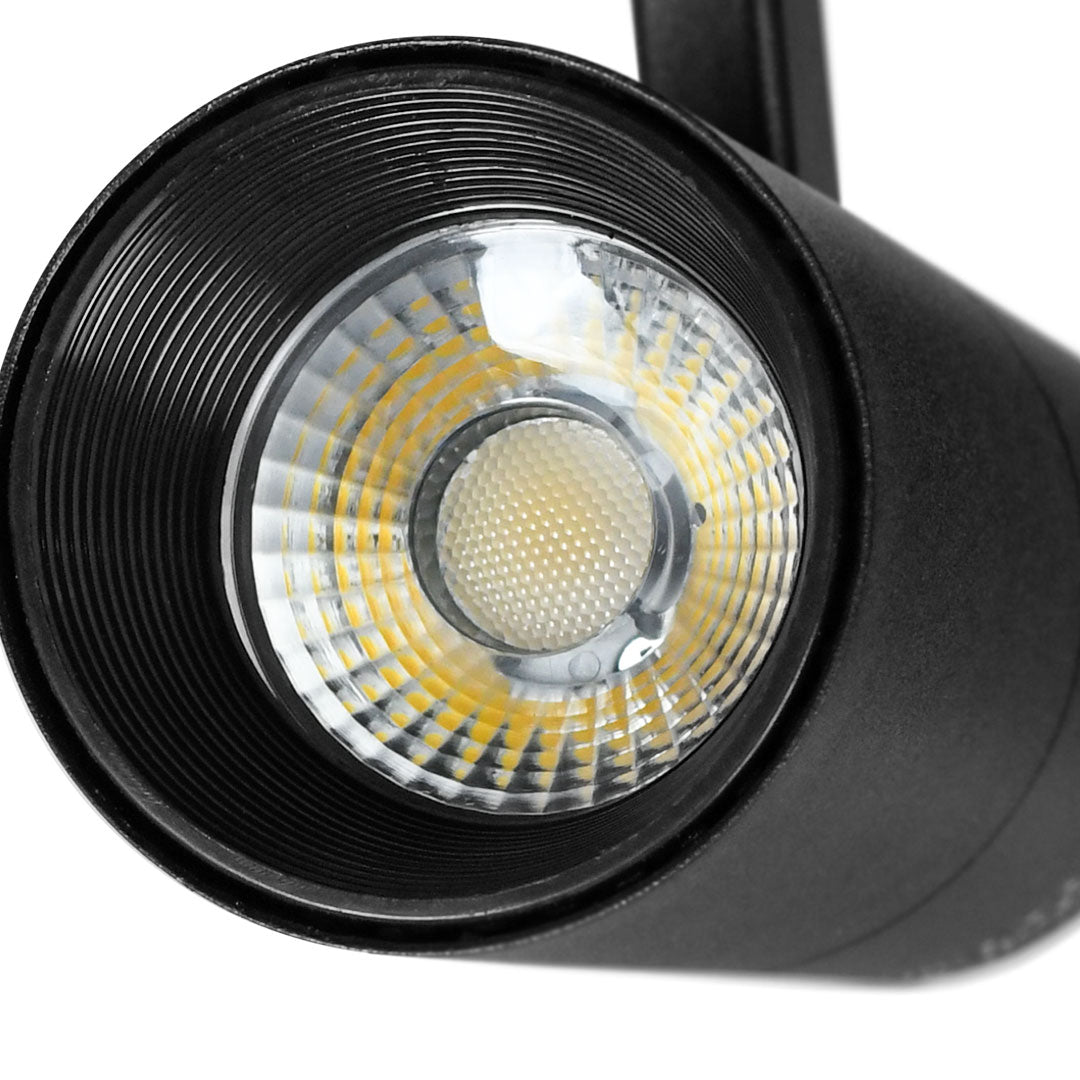 LAMPARA 10W PARA RIEL CILINDRICA NEGRA LH-3520