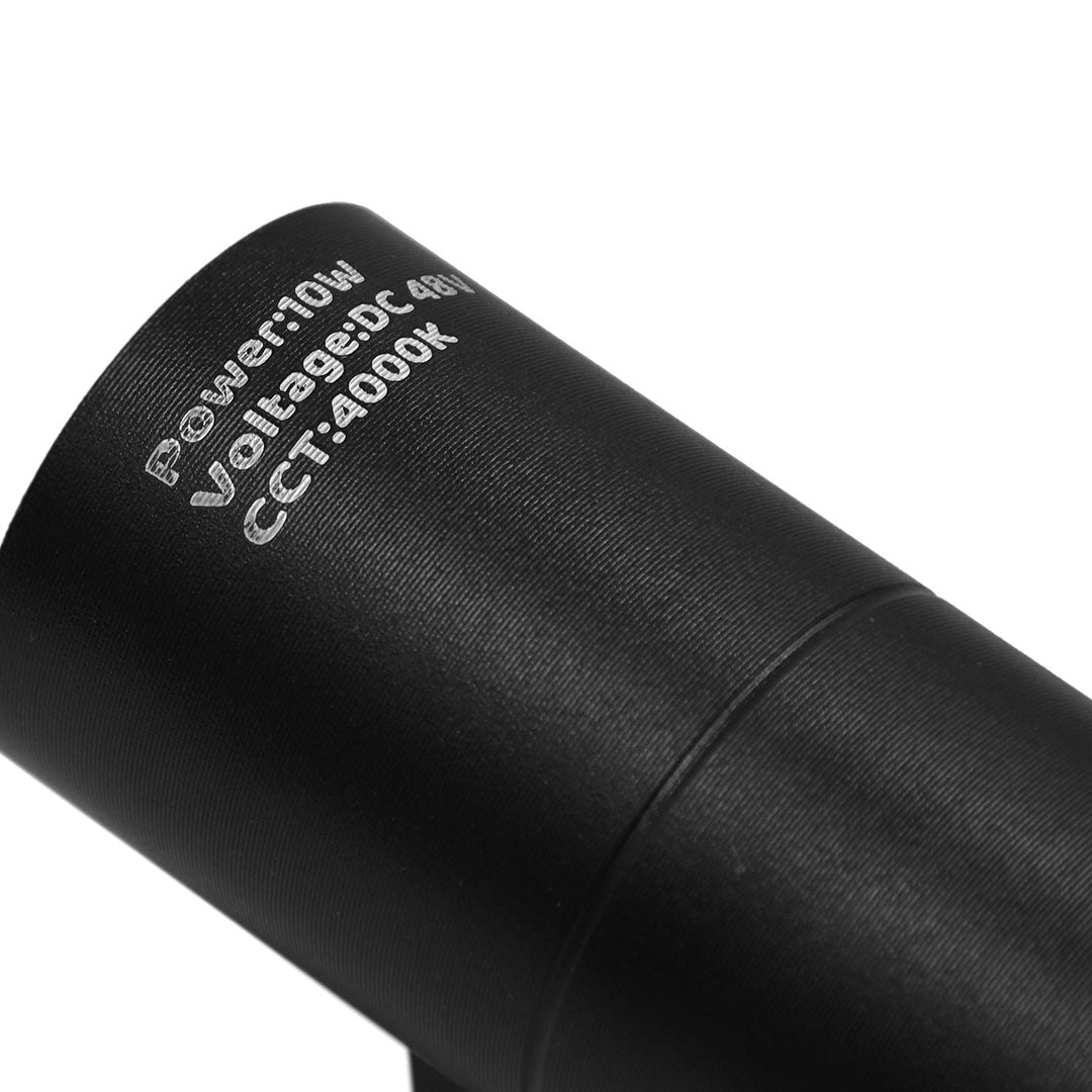 LAMPARA 10W PARA RIEL CILINDRICA NEGRA LH-3520
