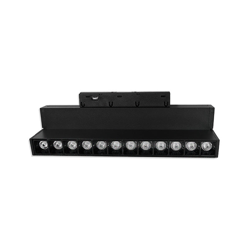 LUMINARIA NEGRA BISAGRA PARA RIEL 12W LH-3846