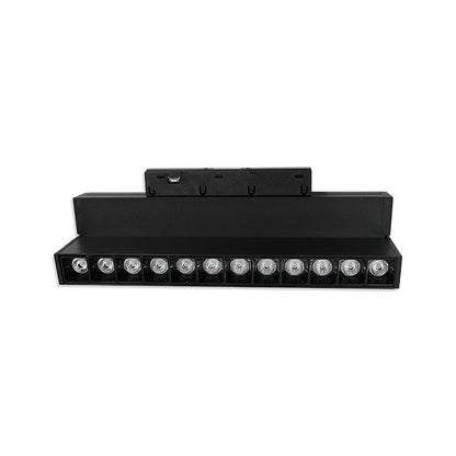 LUMINARIA NEGRA BISAGRA PARA RIEL 12W LH-3846