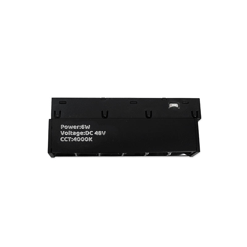 LUMINARIA NEGRA PARA RIEL 6W LH-3849