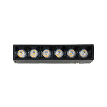 LUMINARIA NEGRA PARA RIEL 6W LH-3849