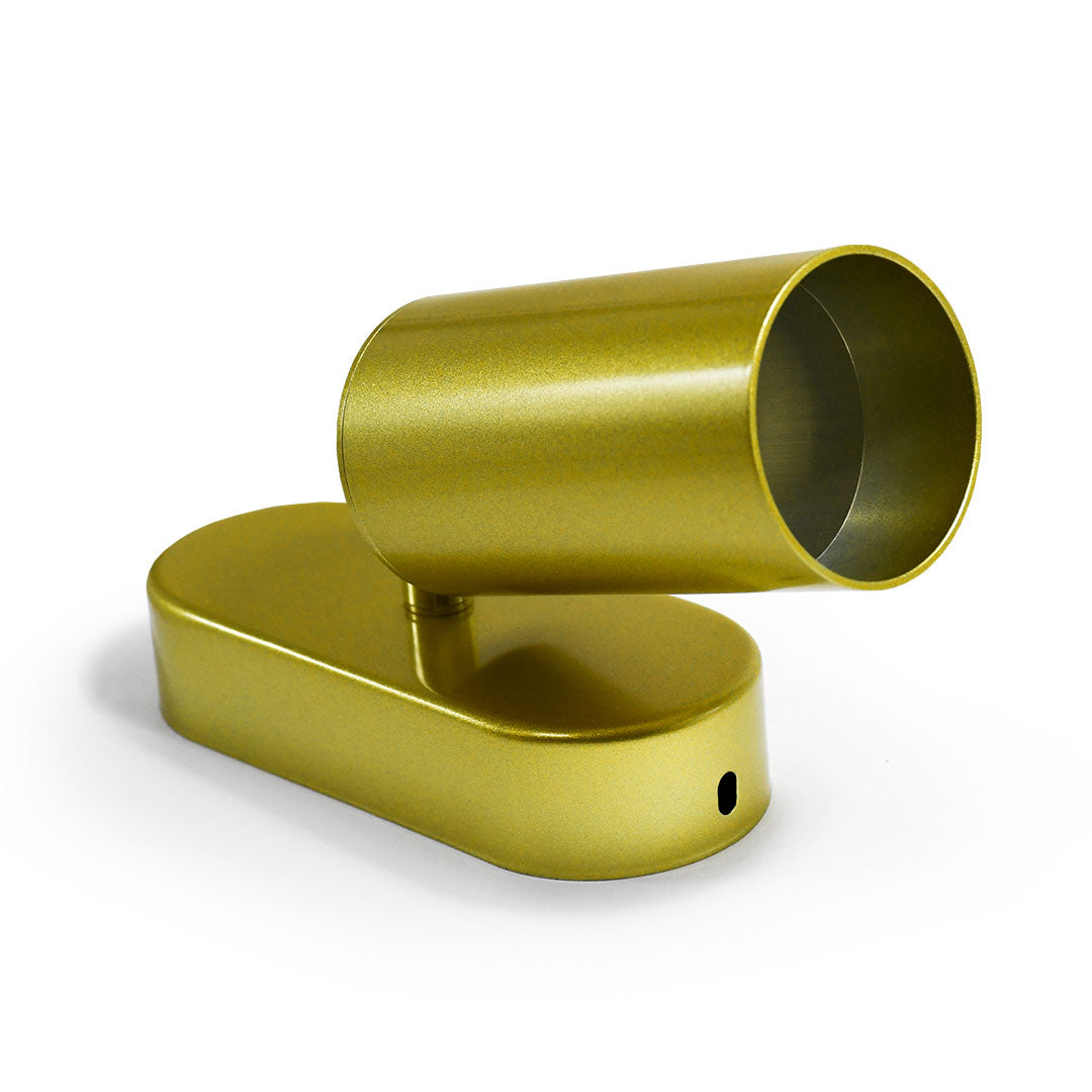 APLIQUE DE PARED METALICO DORADO UNA LUZ LH-3854