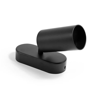 APLIQUE DE PARED METALICO NEGRO UNA LUZ LH-3855