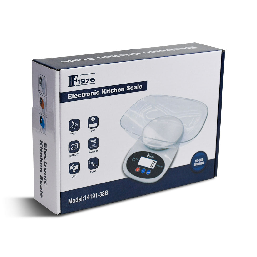 BALANZA HASTA 5 KILOS RECIPIENTE PLASTICO LH-3381
