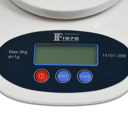 BALANZA HASTA 5 KILOS RECIPIENTE PLASTICO LH-3381
