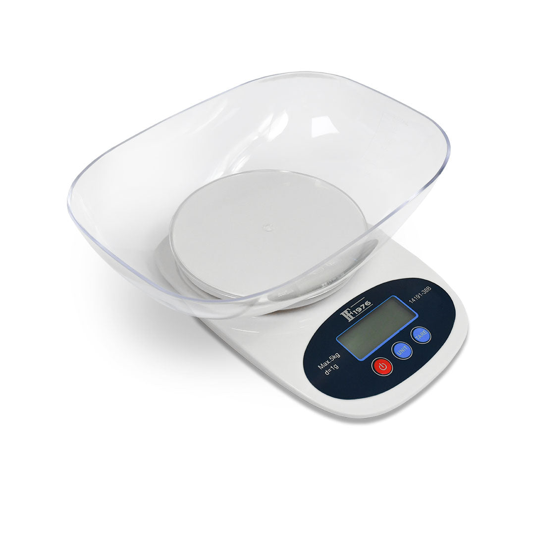 BALANZA HASTA 5 KILOS RECIPIENTE PLASTICO LH-3381