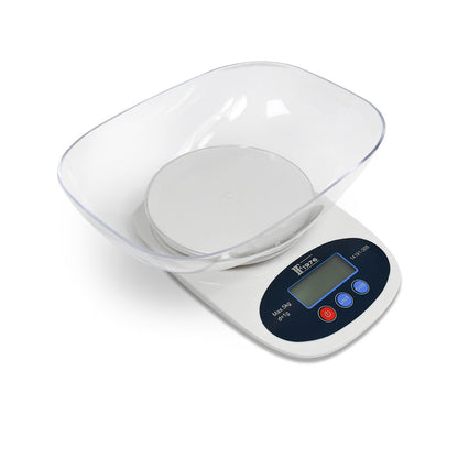 BALANZA HASTA 5 KILOS RECIPIENTE PLASTICO LH-3381