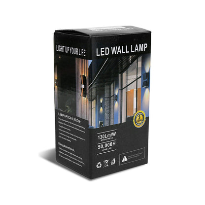 LUMINARIA 6W METALICA BLANCA DOS LUCES LH-3534