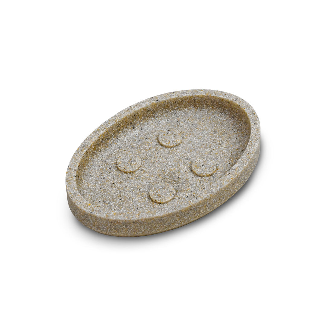 ACCESORIO BEIGE CERAMICO PARA BANO 4PZ LH-3639