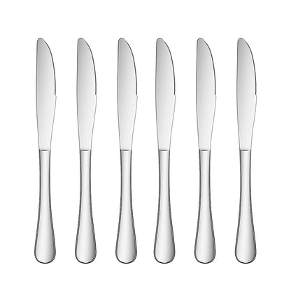 CUCHILLO DE MESA 6PZ METALICAS LH-3731