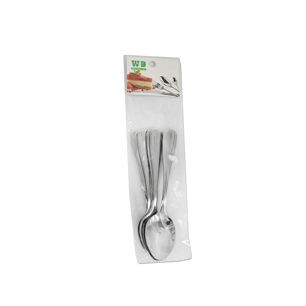 CUCHARA DE MESA 6PZ METALICAS LH-3733