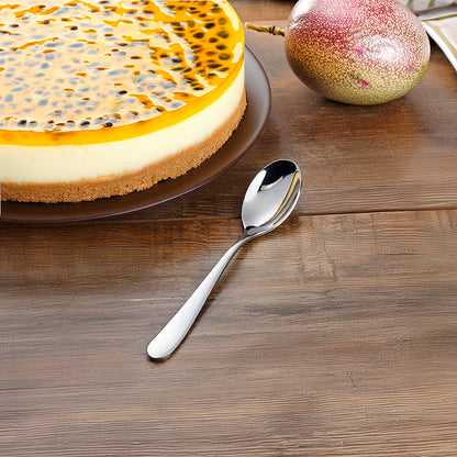 CUCHARA DE POSTRE 6PZ METALICAS LH-3734