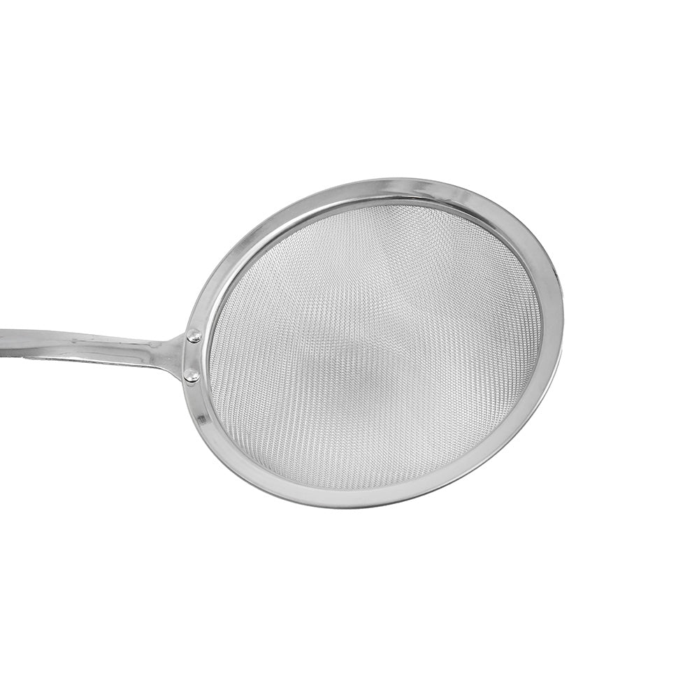 COLADOR 14CM METALICO MANGO MADERA LH-3775