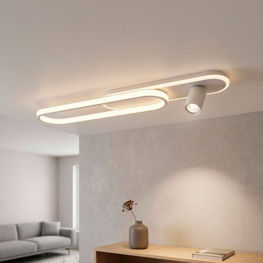 APLIQUE LED CON ARO 38W COLOR BLANCO LH-3853