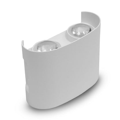 LUMINARIA BIDIRECCIONAL BLANCA 2 LUCES LH-3868