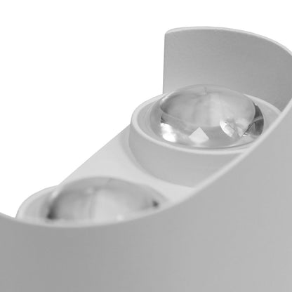 LUMINARIA BIDIRECCIONAL BLANCA 2 LUCES LH-3868
