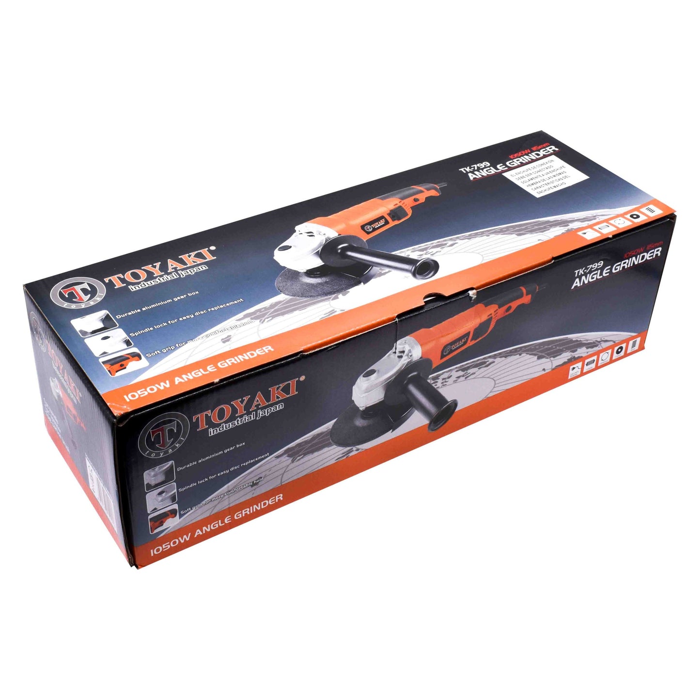 AMOLADORA ANGULAR 4 1/2” 1050W TOYAKI TK-799