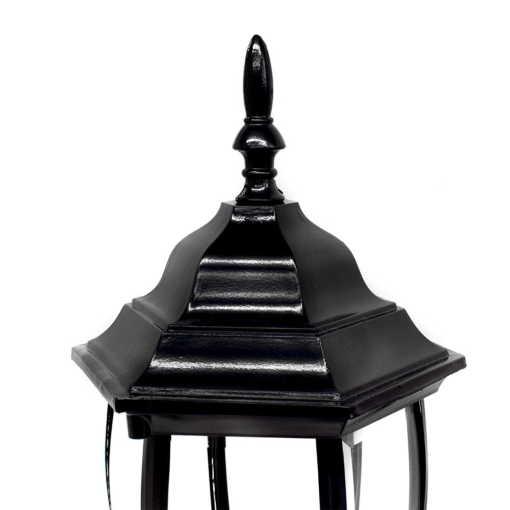 FAROL COLONIAL METALICO NEGRO LH-2067