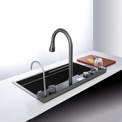 PILETA ACERO INOX MULTIFUNCION C/LAVA VASO LH3883