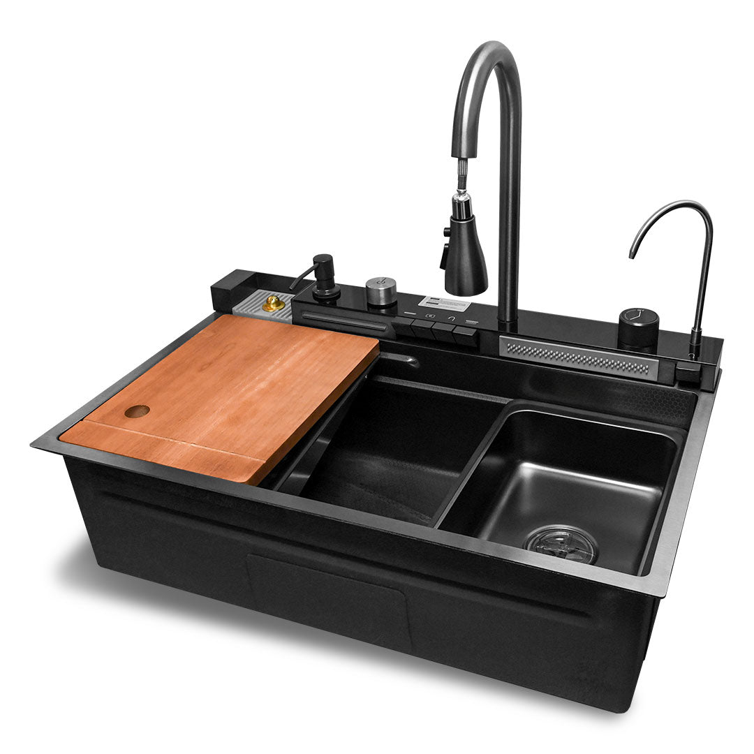 PILETA ACERO INOX MULTIFUNCION C/LAVA VASO LH3883