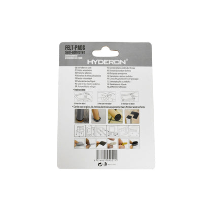 PROTECTOR ADHESIVO REDONDO BEIGE 18PZ 25MM LH-3573