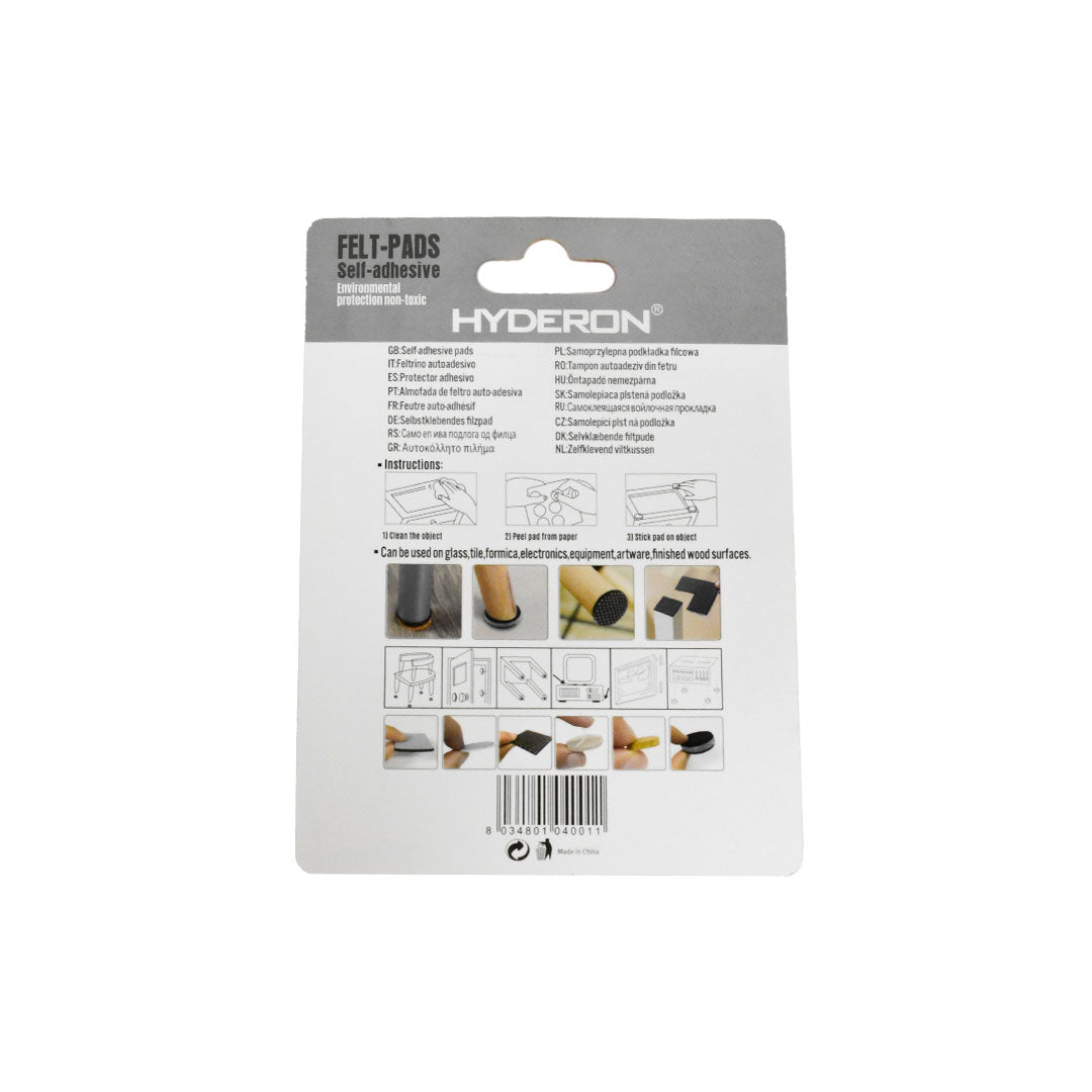 PROTECTOR ADHESIVO REDONDO BEIGE 18PZ 25MM LH-3573