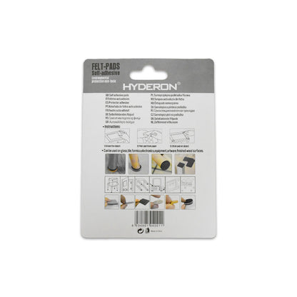 PROTECTOR ADHESIVO REDONDO GRIS 8PZ 40MM LH-3568