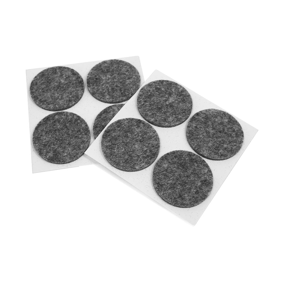 PROTECTOR ADHESIVO REDONDO GRIS 8PZ 40MM LH-3568