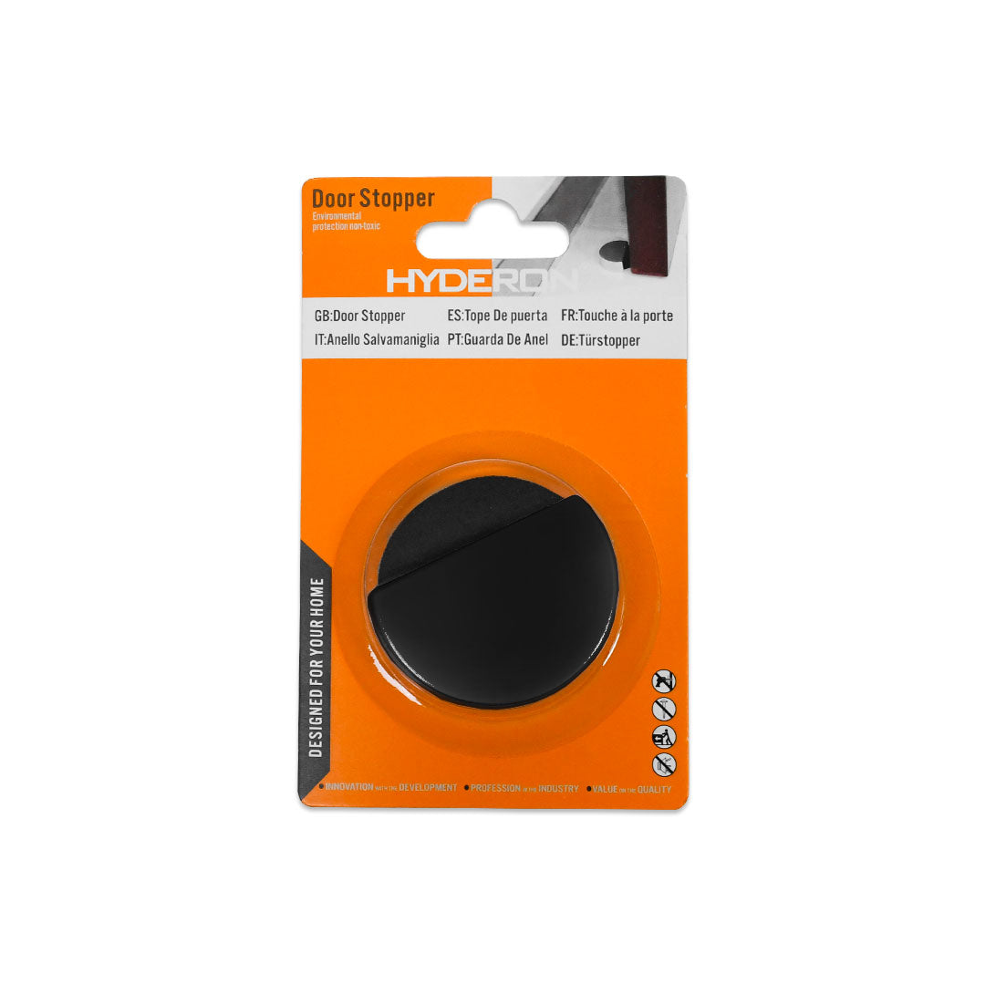 TOPE PARA PUERTA REDONDO NEGRO LH-3554