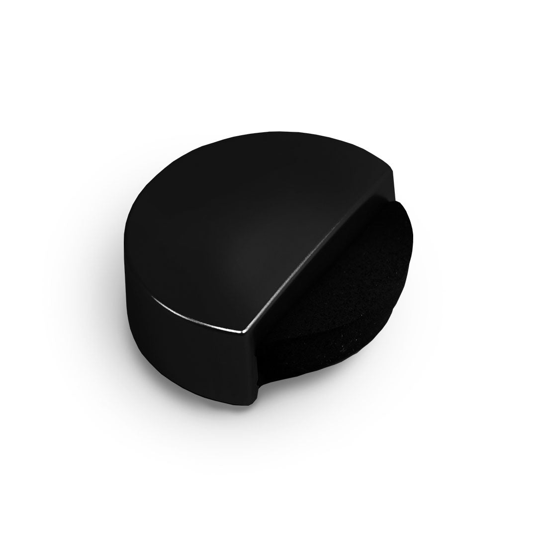 TOPE PARA PUERTA REDONDO NEGRO LH-3554