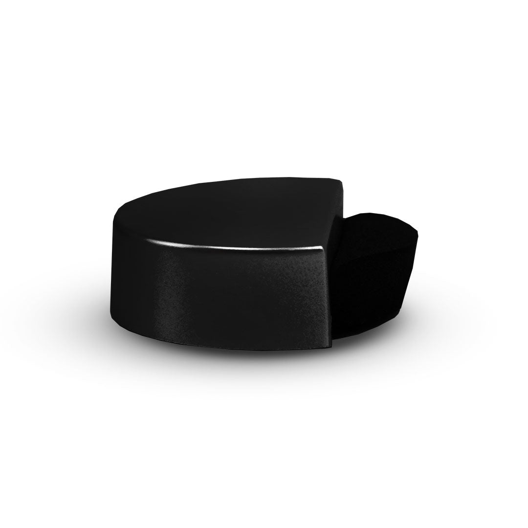 TOPE PARA PUERTA REDONDO NEGRO LH-3554