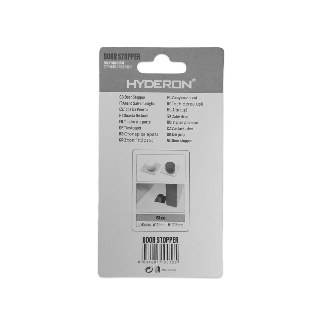 TOPE 2PZ PARA PUERTA REDONDO NEGRO LH-3555