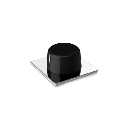 TOPE 2PZ PARA PUERTA REDONDO NEGRO LH-3555