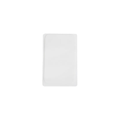 COLGADOR CUADRADO PLASTICO 4PZ BLANCO 30MM LH-3591