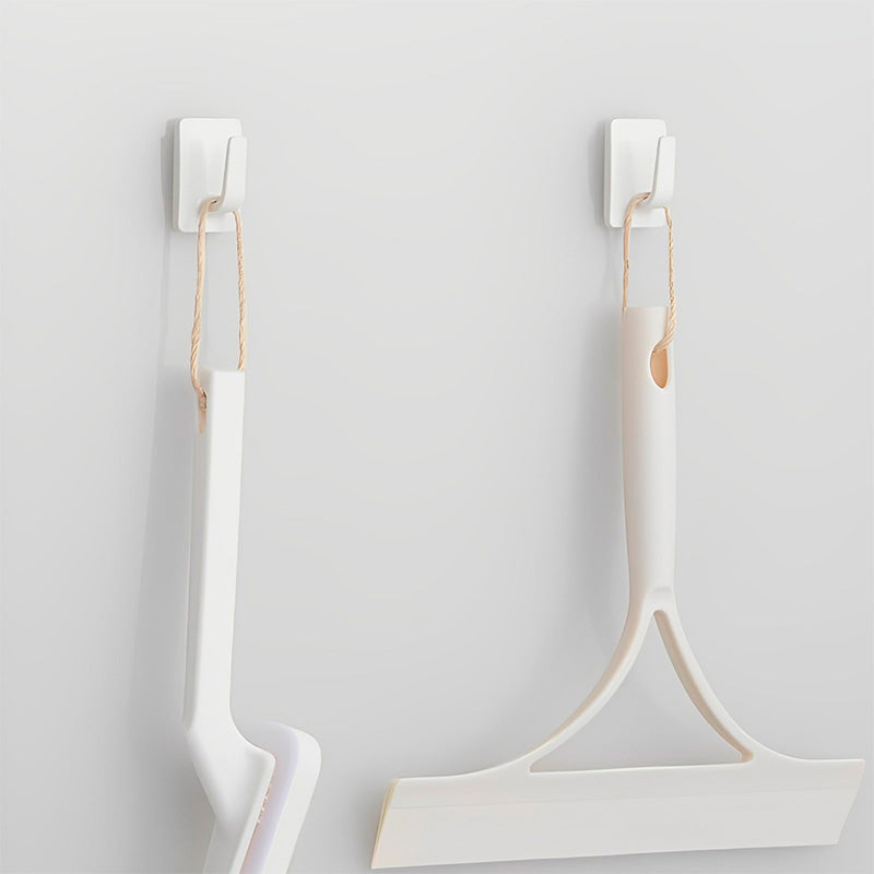 COLGADOR CUADRDO PLASTICO 3PZ BLANCO 45MM LH-3590