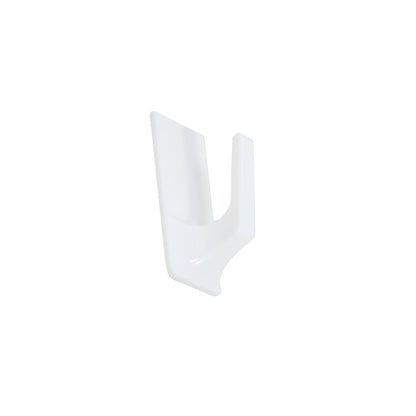 COLGADOR CUADRDO PLASTICO 3PZ BLANCO 45MM LH-3590