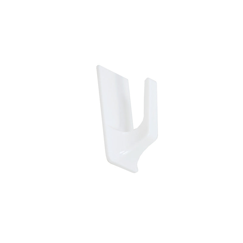 COLGADOR CUADRADO PLASTICO 2PZ BLANCO 60MM LH-3592