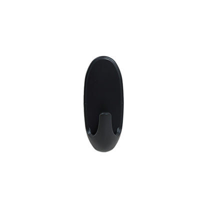 COLGADOR OVALADO PLASTICO 3PZ NEGRO 55MM LH-3579