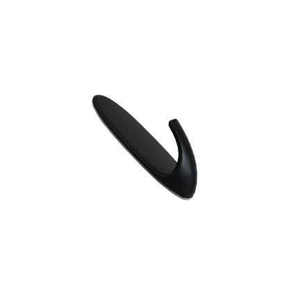 COLGADOR OVALADO PLASTICO 3PZ NEGRO 55MM LH-3579