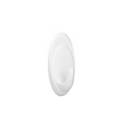 COLGADOR OVALADO PLASTICO BLANCO 108MM LH-3582